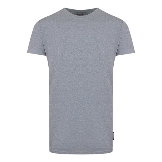 Palm Angels Flag Logo Grey T-Shirt