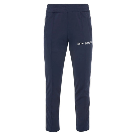 Palm Angels Navy Blue Classic Track Sweatpants