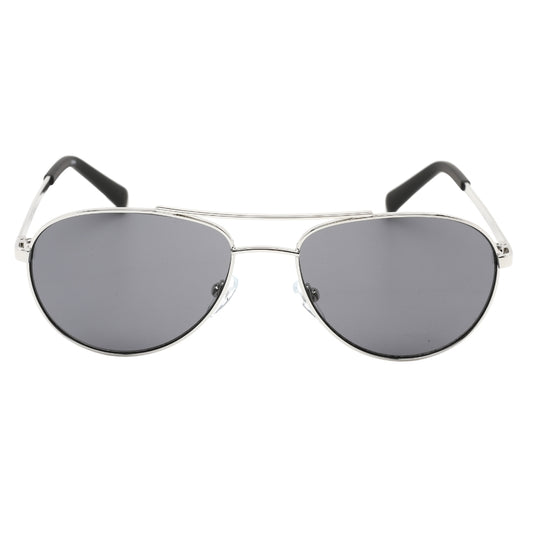 Calvin Klein Black Lens Silver Sunglasses