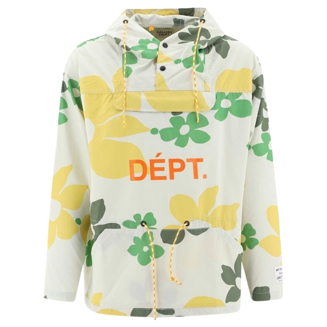 Riley Floral Anorak White Floral M