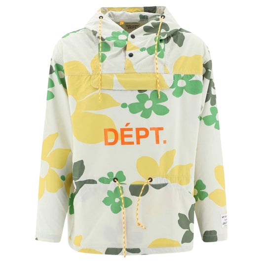 Riley Floral Anorak White Floral M