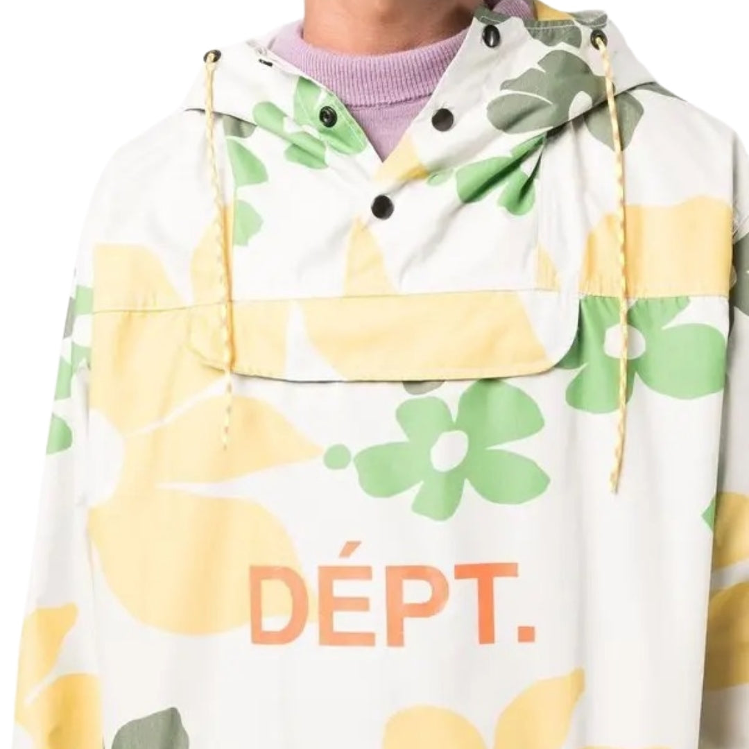 Riley Floral Anorak White Floral M