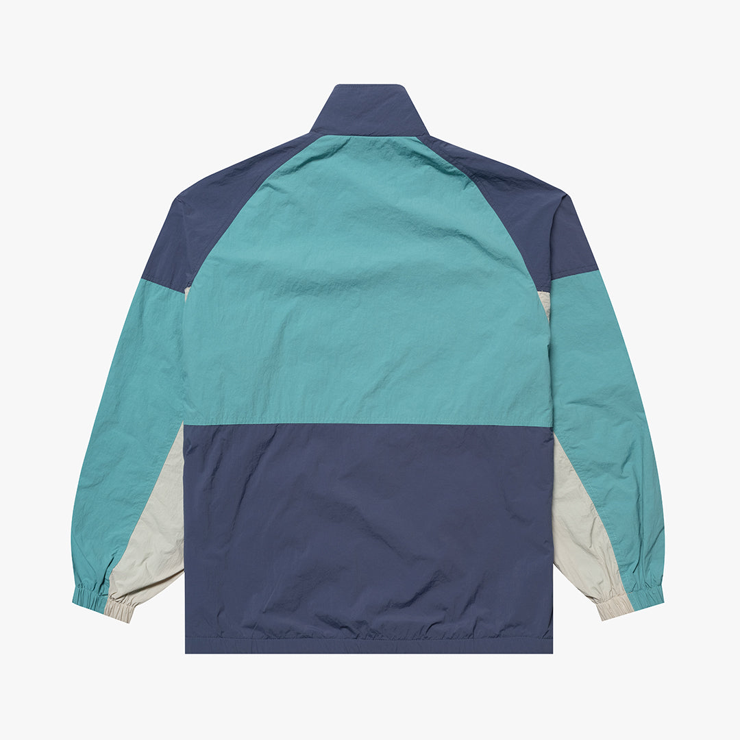 Parlez Rail Leaf Turquoise Track Jacket