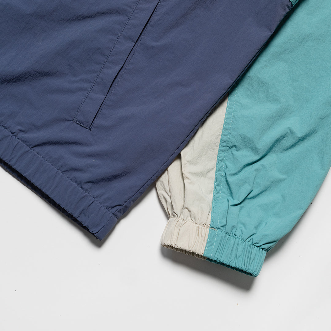 Parlez Rail Leaf Turquoise Track Jacket