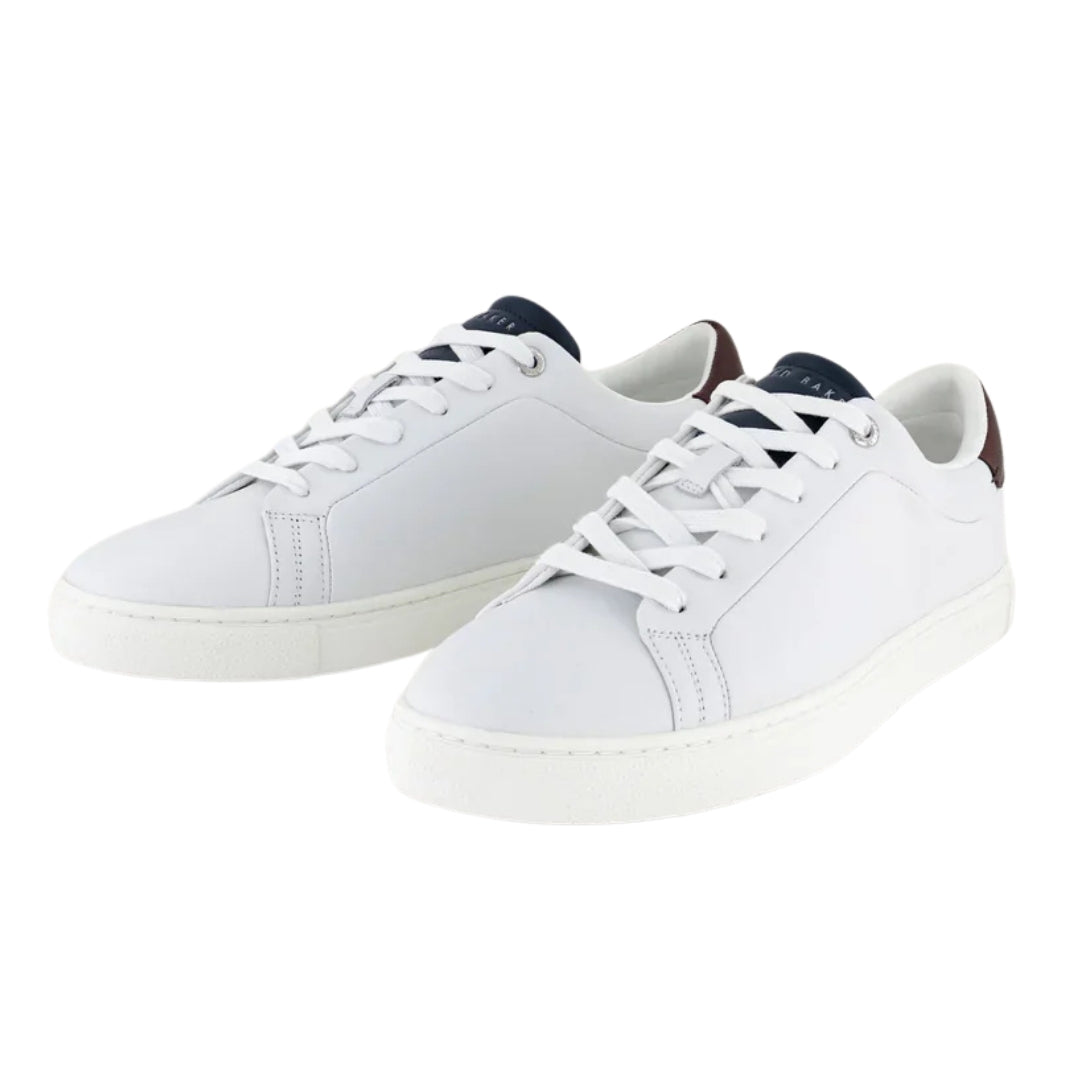 Ted Baker Rbertoo White Leather Trainers