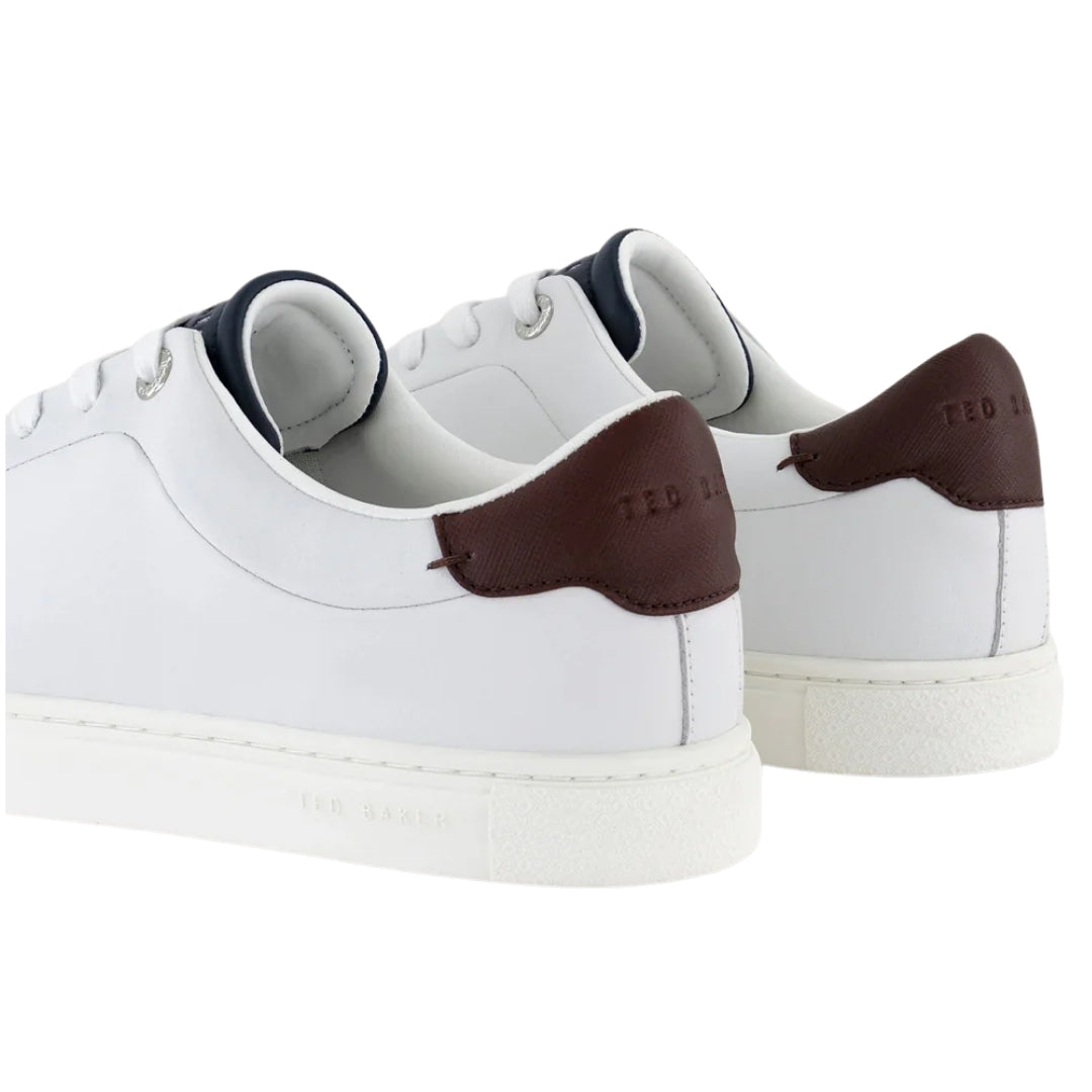 Ted Baker Rbertoo White Leather Trainers