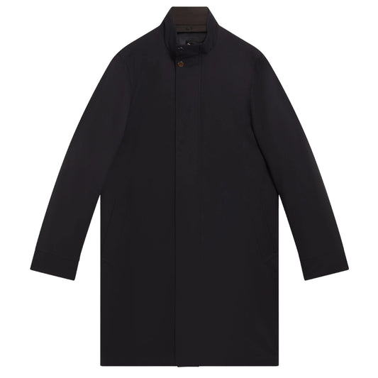 Ted Baker Ruabon Nylon Funnel Neck Navy Jacket