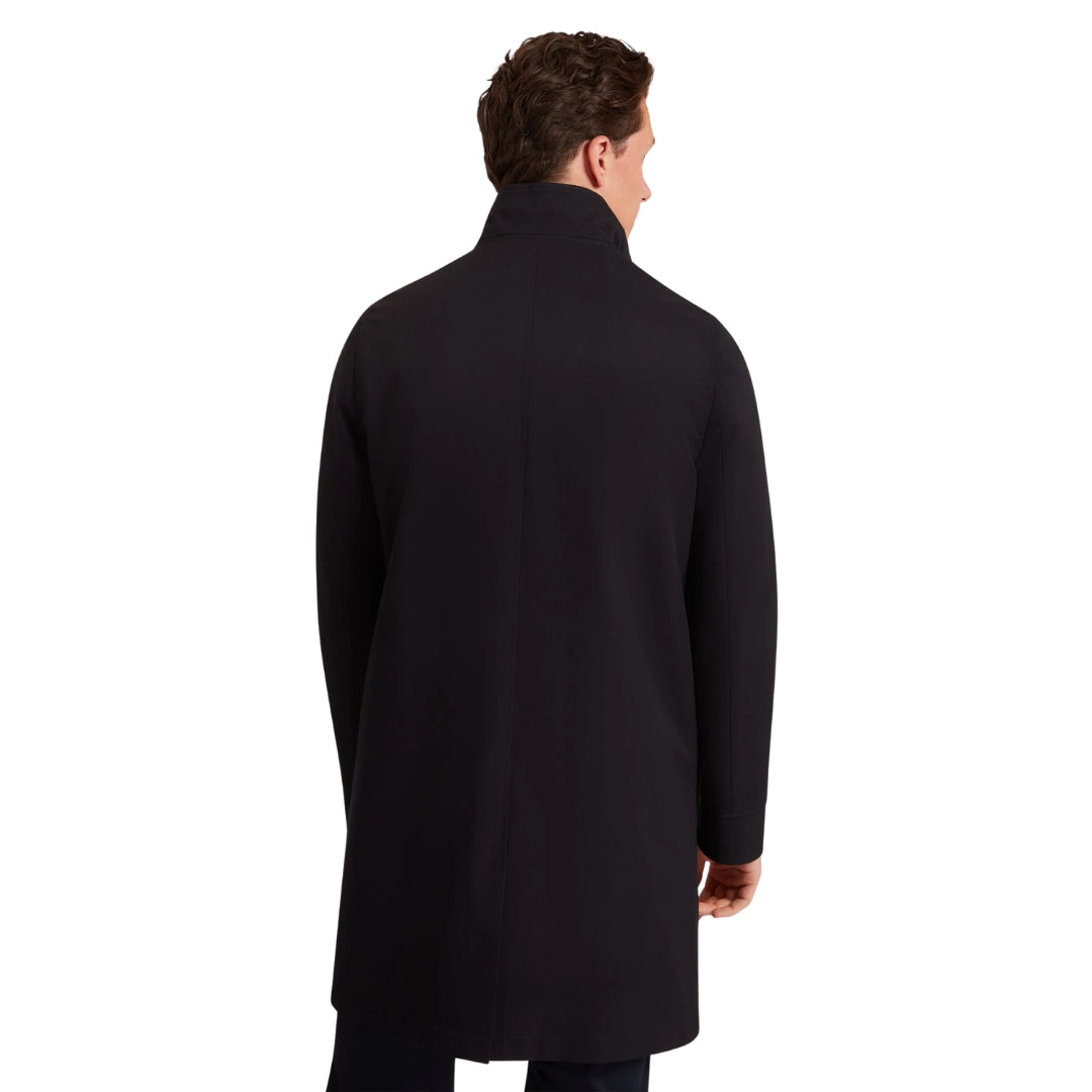 Ted Baker Ruabon Nylon Funnel Neck Navy Jacket