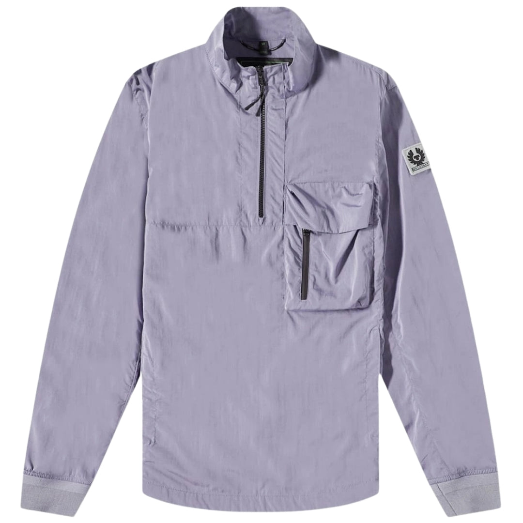 Parka Ramp Belstaff Ramp Violet Light Purple Quarter Zip Windbreaker Jacket – Nova ...