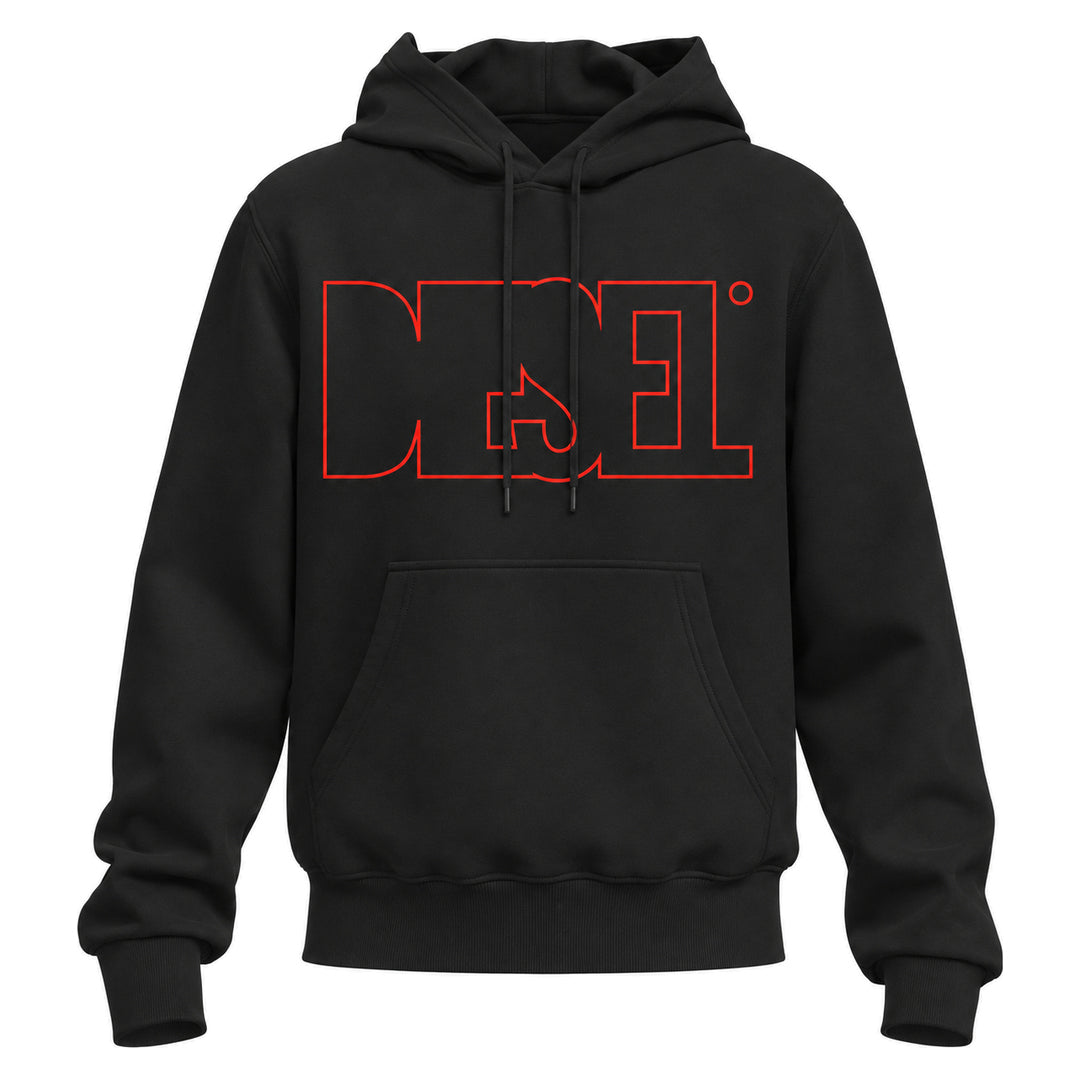 Diesel S-Ginn-Hood 260110 Off Black Men's Hoodie L
