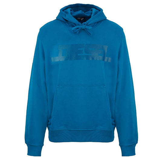 Diesel Monotone Logo Blue Sapphire Hoodie