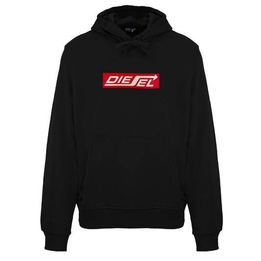 Diesel Arrow Logo Black Caviar Hoodie
