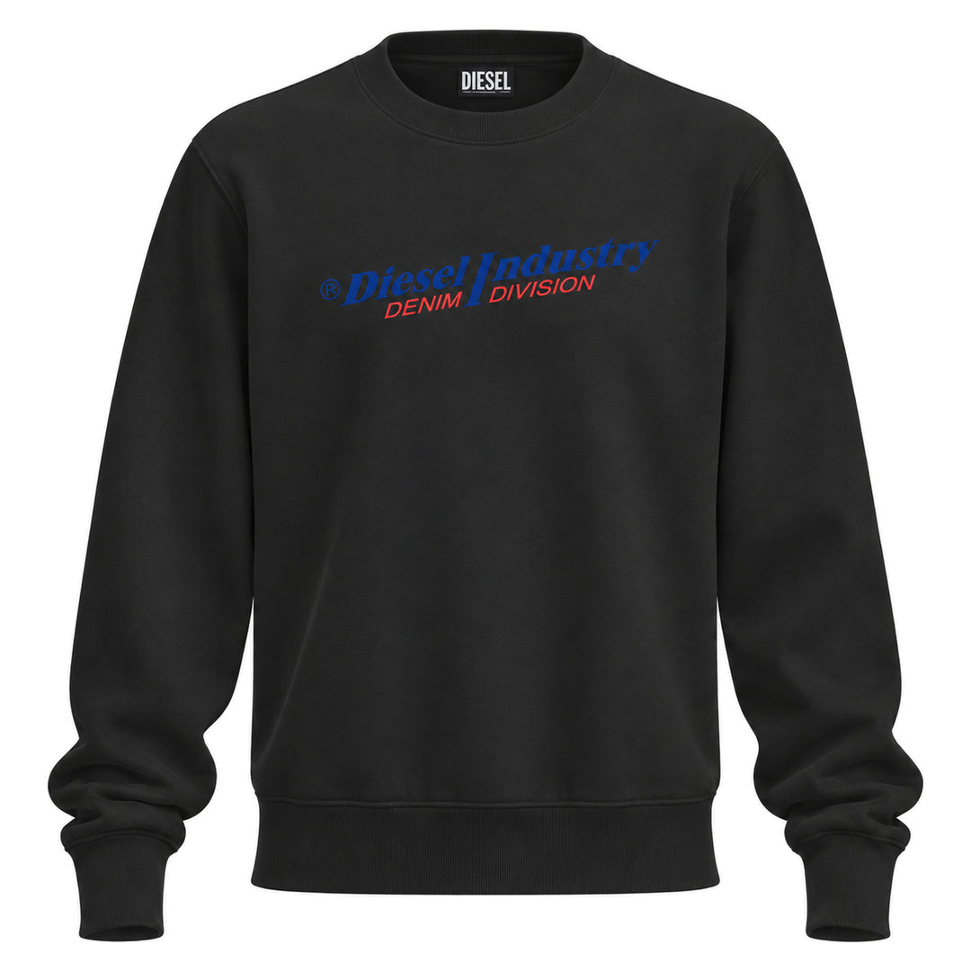 Diesel S-Ginn New Industries Black Men's Sweatshirt L