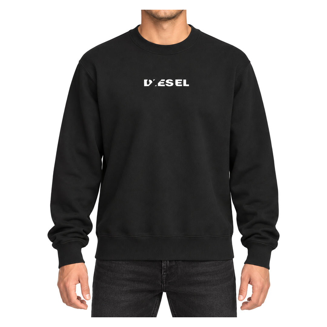 Diesel S-Gir 250238 Off Black Men's Sweatshirt L