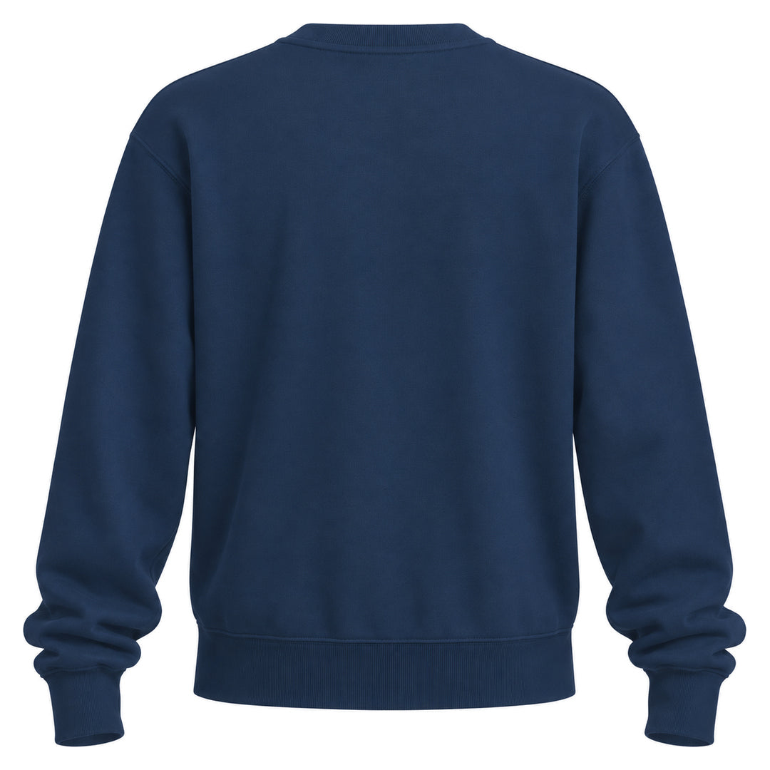 Diesel S-Gir-Crewneck Tone On Tone Navy Blue Men's Sweatshirt L