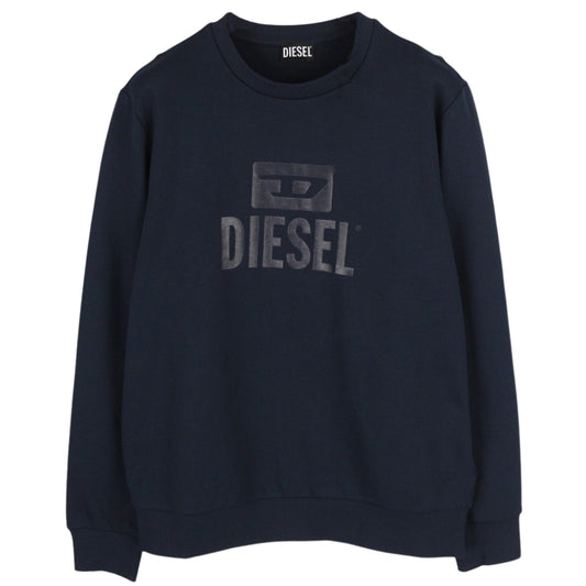 Diesel Monotone Navy Blue Sweatshirt