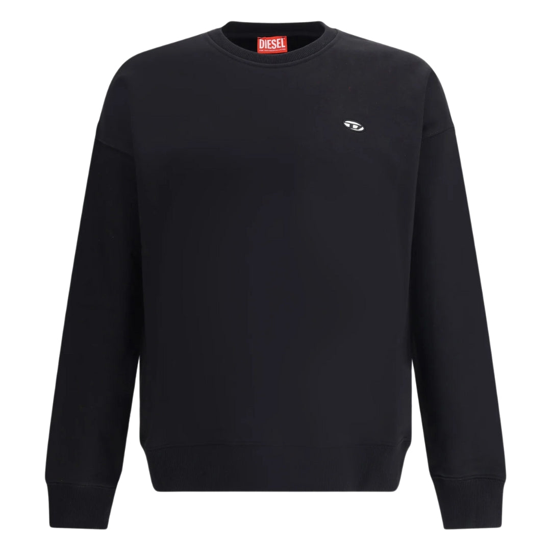 Diesel Small Logo Black Sweatshirt