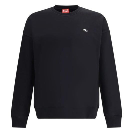 Diesel Small Logo Black Sweatshirt