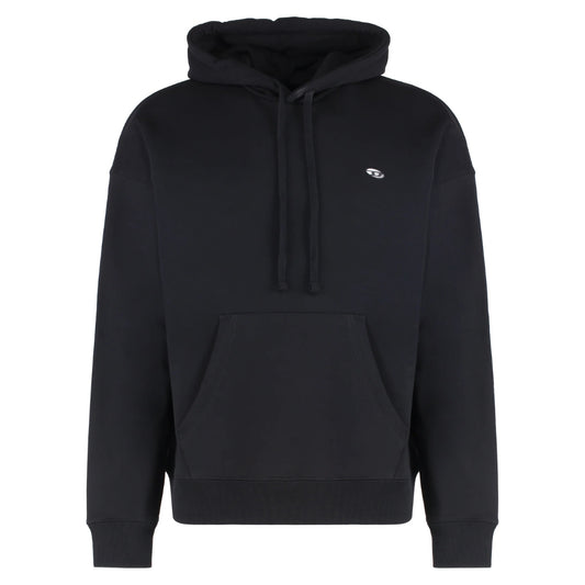 Diesel Small Logo Black Hoodie