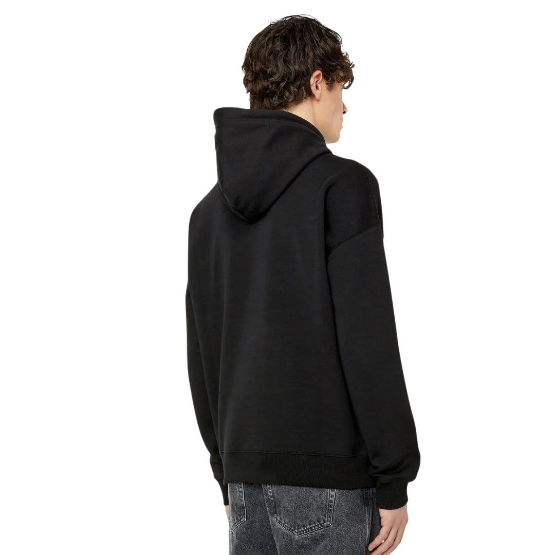 Diesel Small Logo Black Hoodie