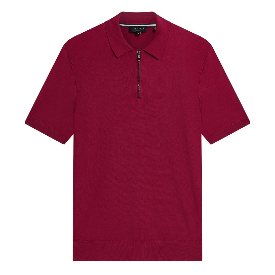 Ted Baker MMK DALDIN SS Rayon Zip Polo 4