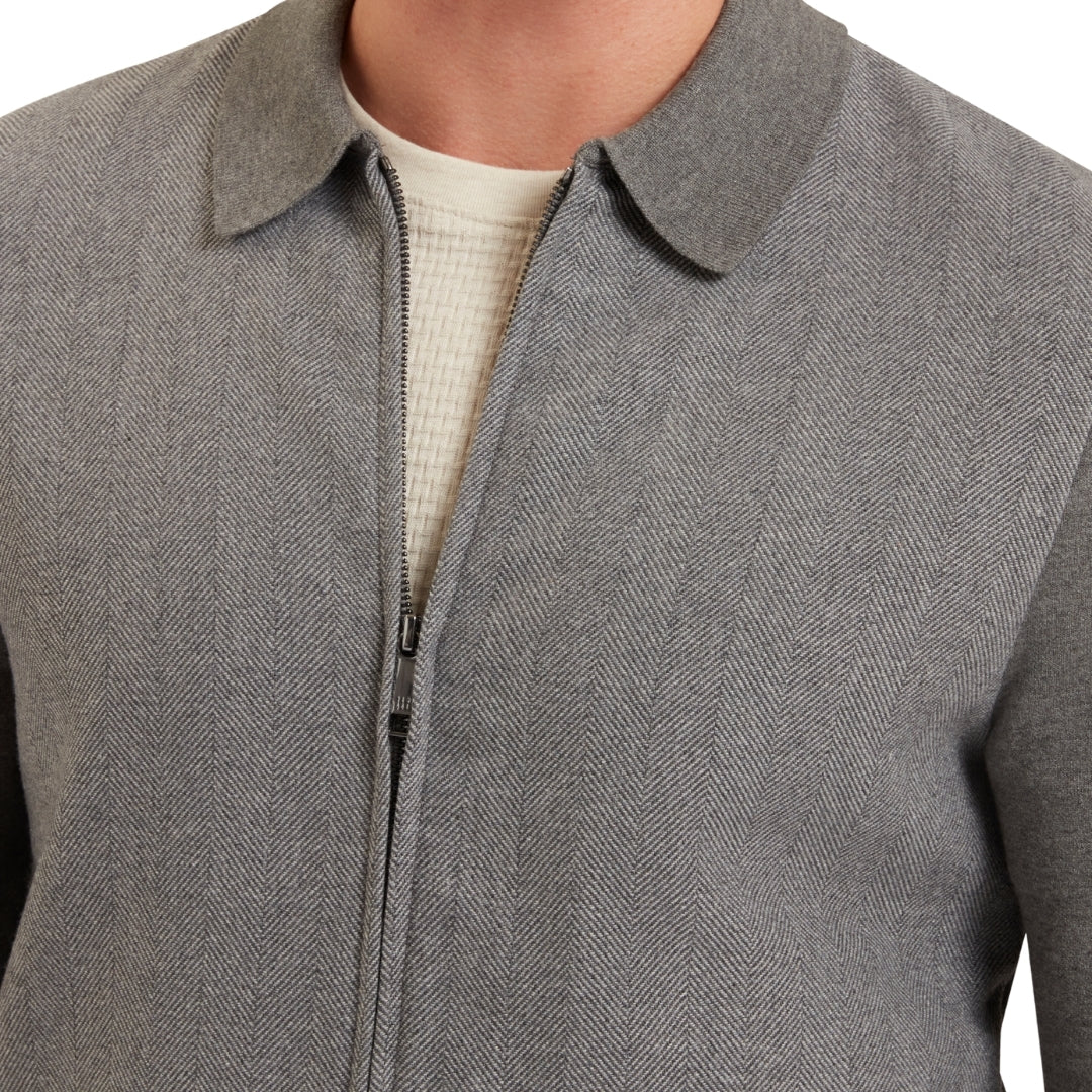 Ted Baker MMK DEJO Herringbone Front Zip Through 1