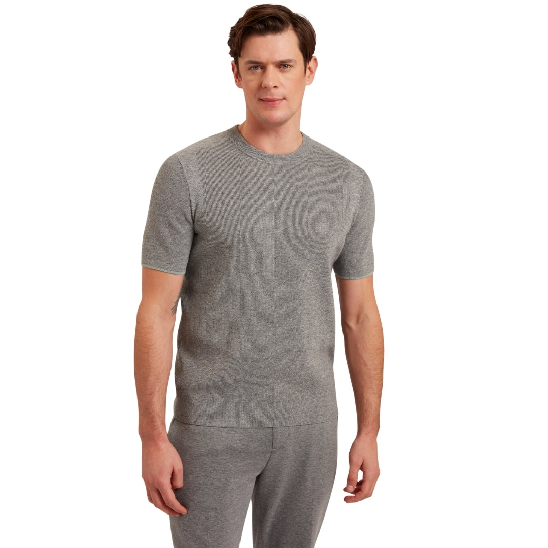 Ted Baker MMK VOISIN SS Mixed Ribbed T Shirt 2