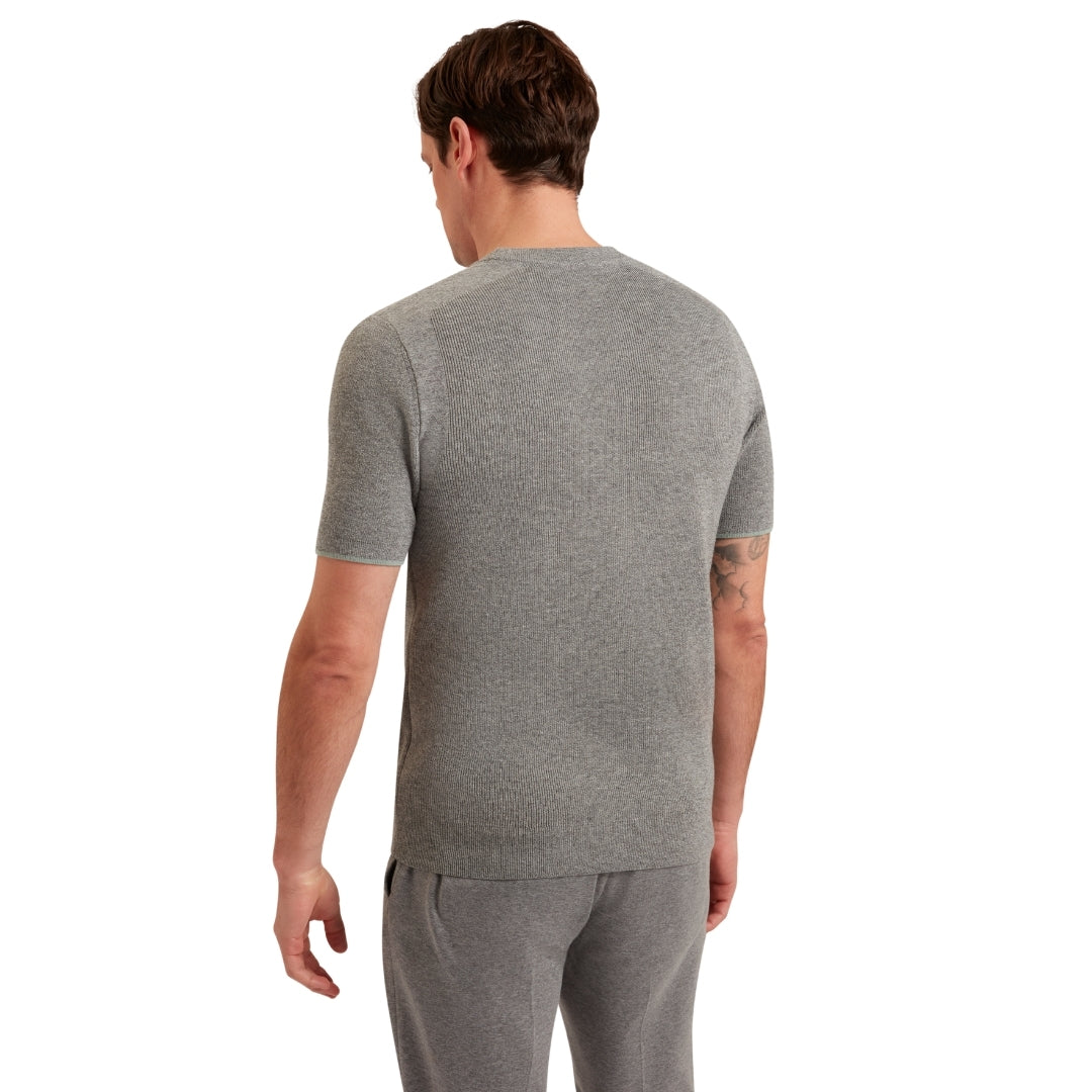 Ted Baker MMK VOISIN SS Mixed Ribbed T Shirt 2