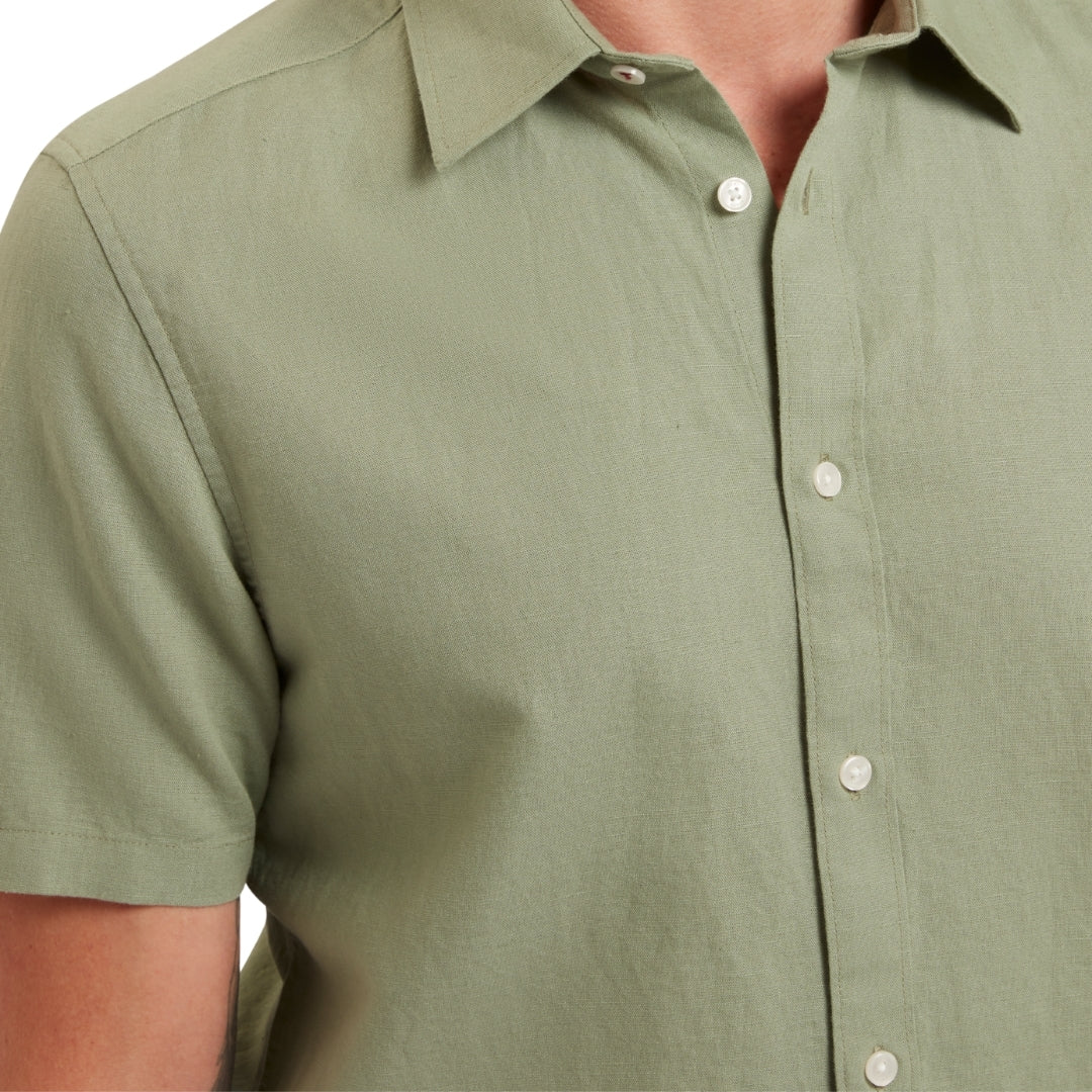 Ted Baker MMA ZEFRE SS Regular Linen Shirt 6