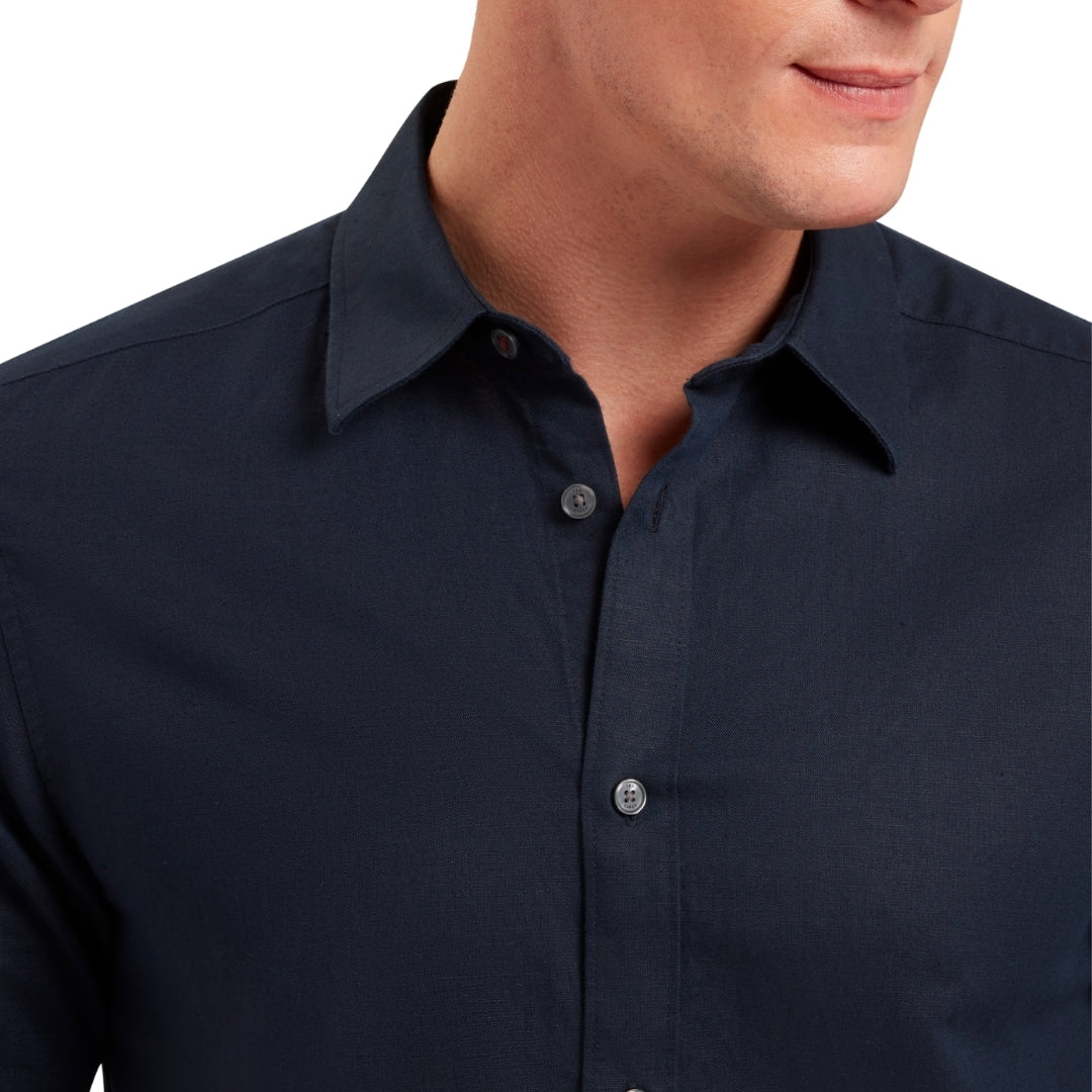 Ted Baker MMA ZEFRE SS Regular Linen Shirt 7
