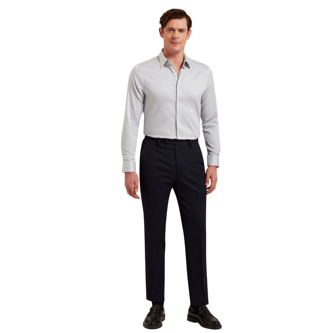 Ted Baker MMA TAMASO LS Slim Herringbone Print Geo 6