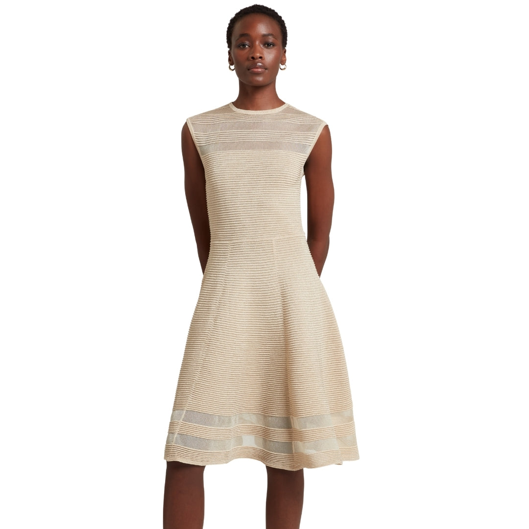 Ted Baker Knitted Skater Dress With Invisible Pane