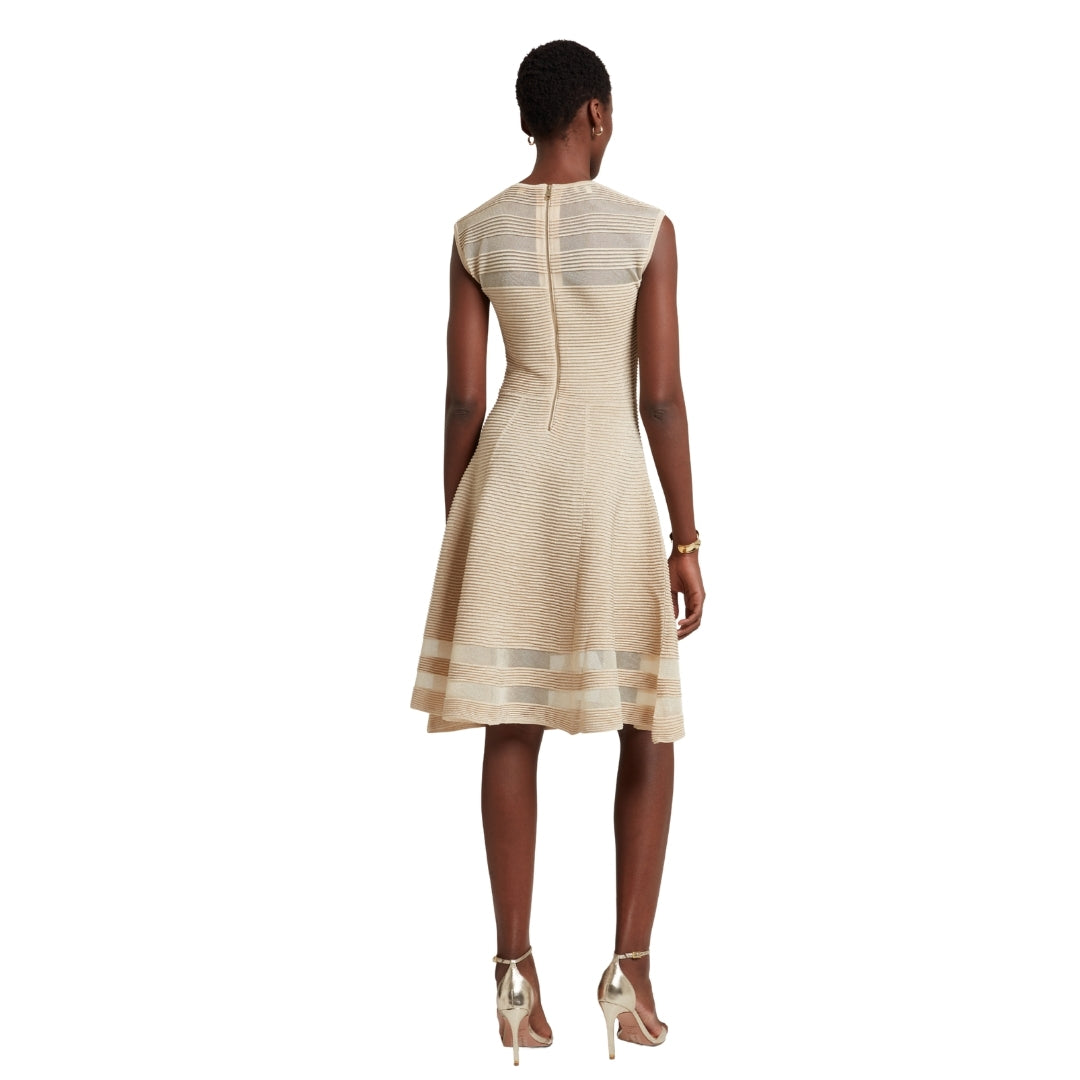 Ted Baker Knitted Skater Dress With Invisible Pane