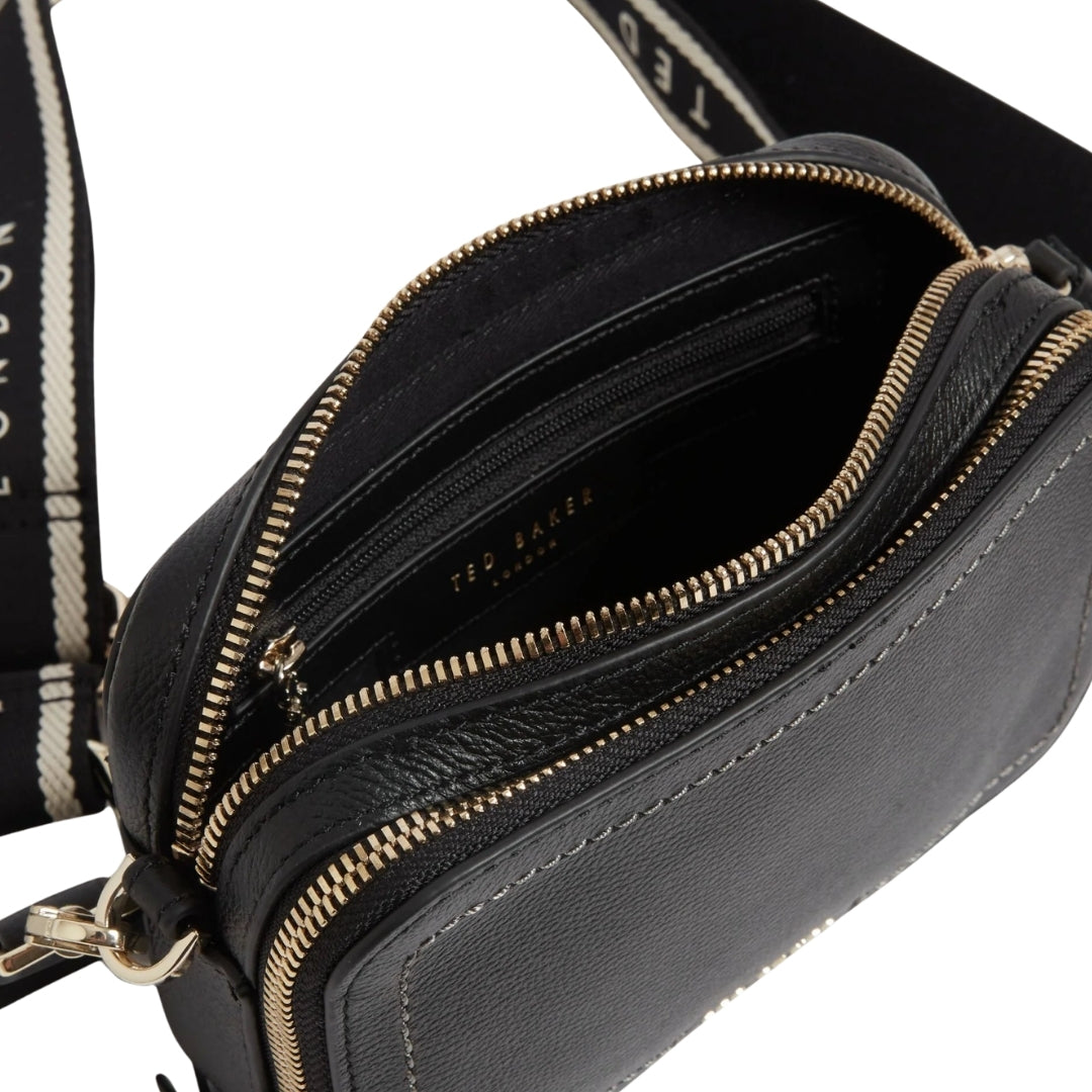 Ted Baker Webbing Leather Small Crossbody Camera B One Size