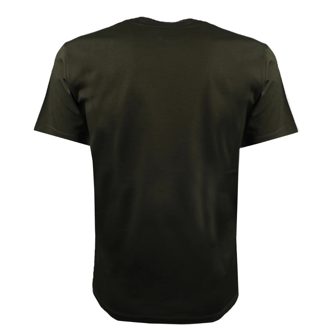 Dsquared2 Cool Fit Large Ceresio 9 Print Logo Military Green T-Shirt XS