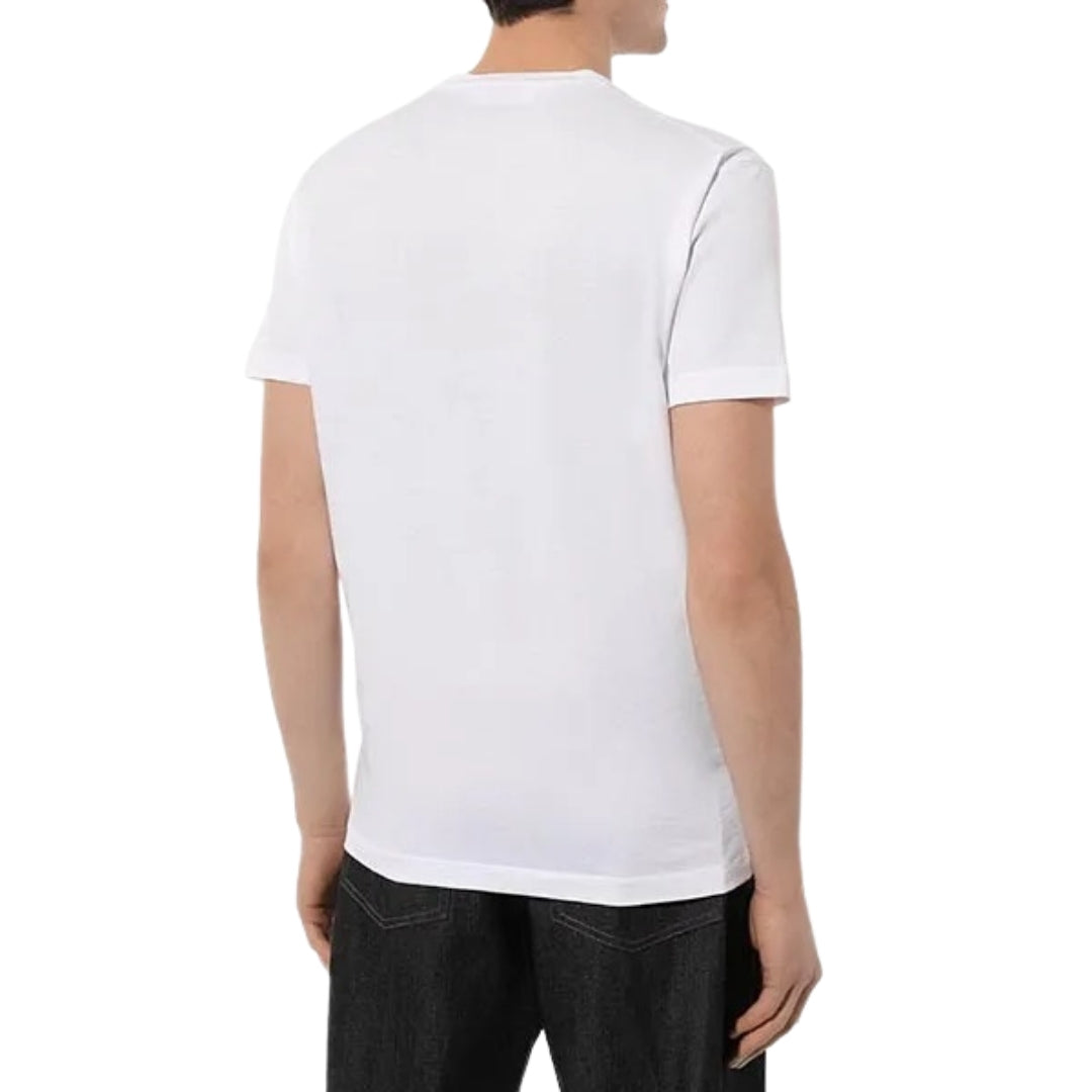 DSQUARED2 Branded Mouth Graphic White  T-Shirt XS