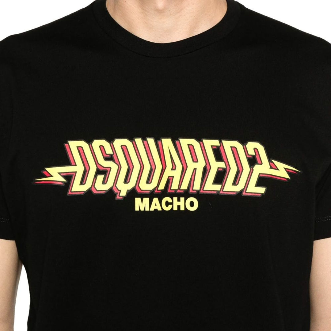 Dsquared2 Wash Cool Fit Macho T-Shirt Black L