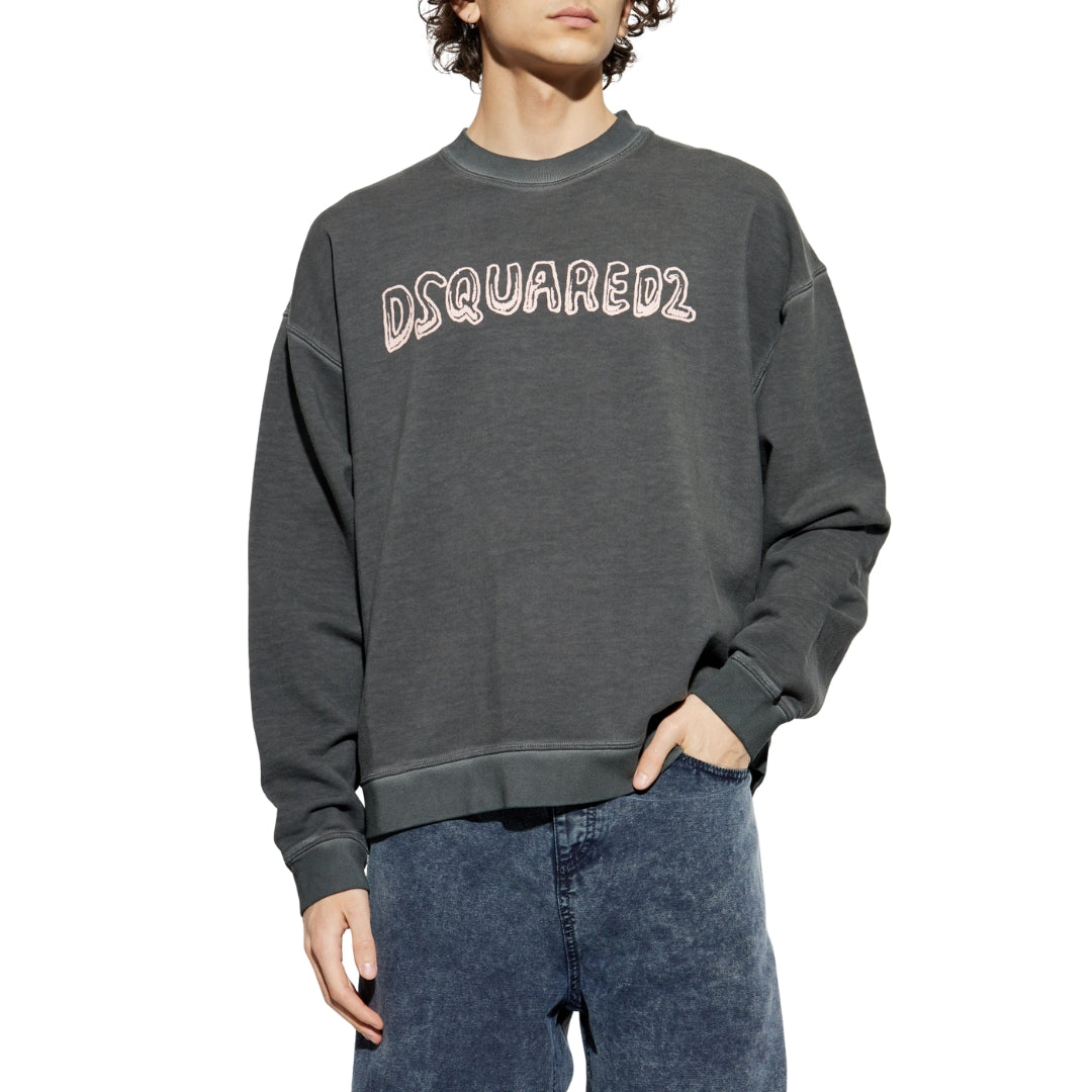 Dsquared2 Best Fade Sweatshirt Charcoal M