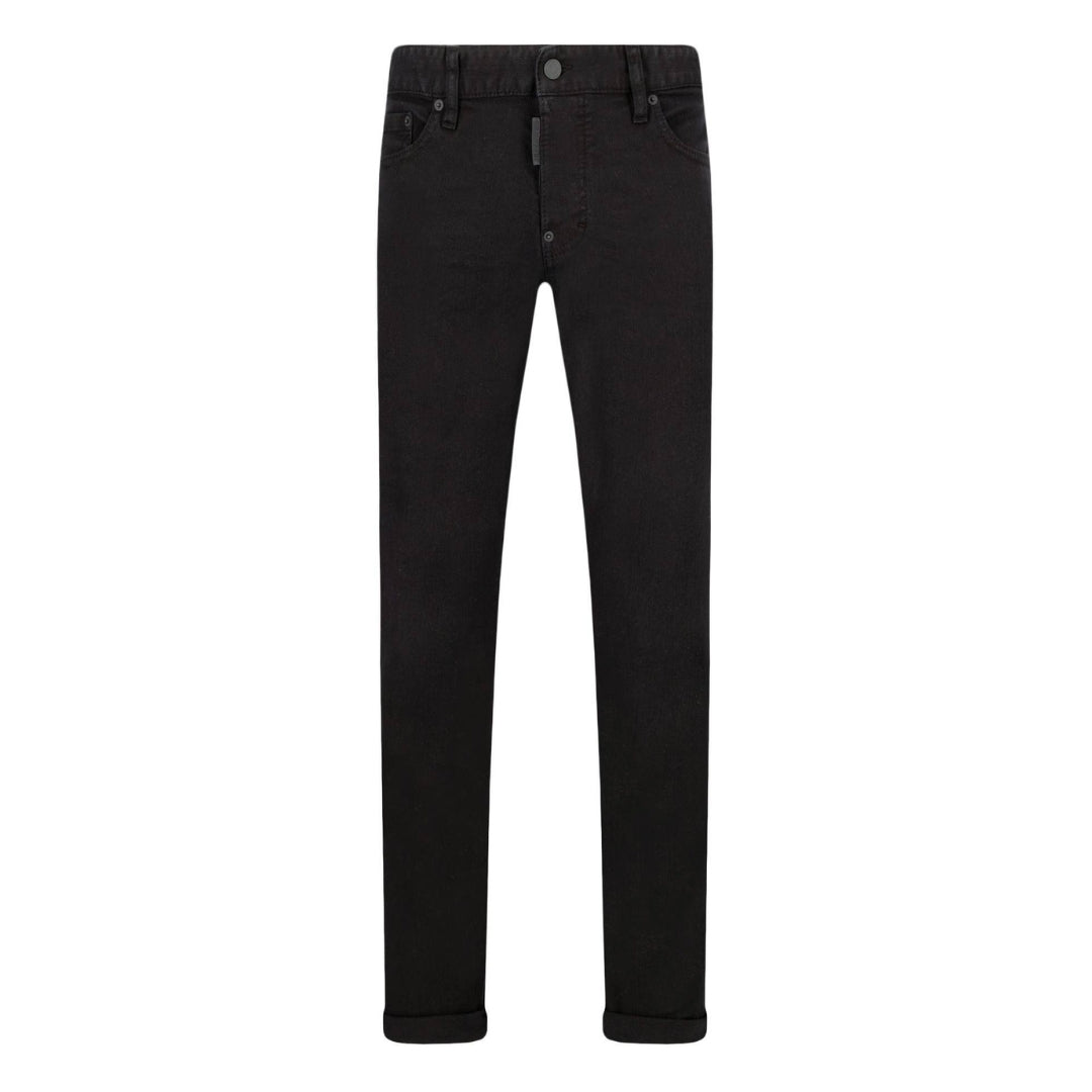 DSQUARED2 S71LB0666 S39781 SLIM JEAN 900 BLACK JEANS Mens 48