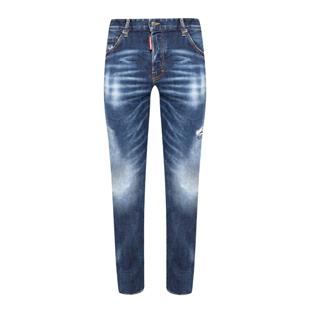 DSQUARED2 S71LB0940 S30685 SEXY TWIST JEAN 470 NAVY BLUE JEANS Mens 48