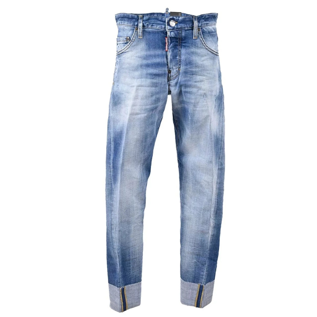 Dsquared2 Sexy Twist Jean Light Blue Denim Pants W30