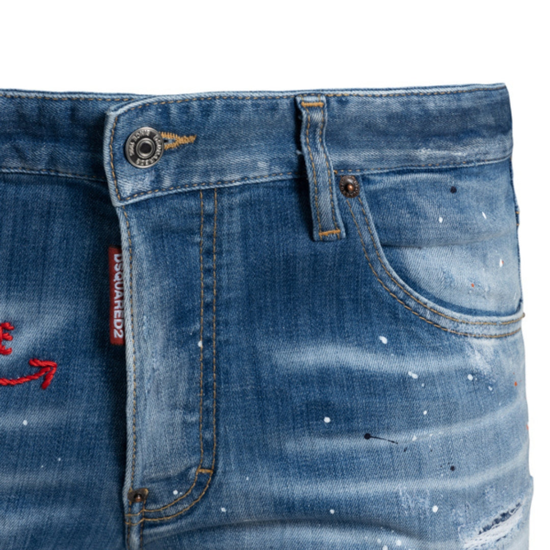 Dsquared2 Dark Blue Skater Jeans W36