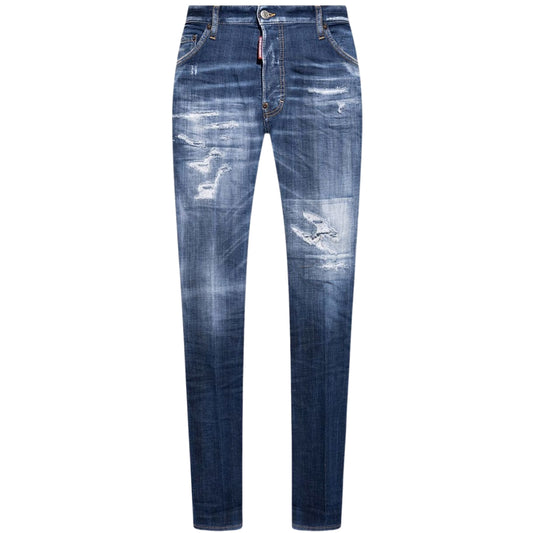 DSQUARED2 Cool Guy Jean Destroyed Worn Denim Blue Jeans W34