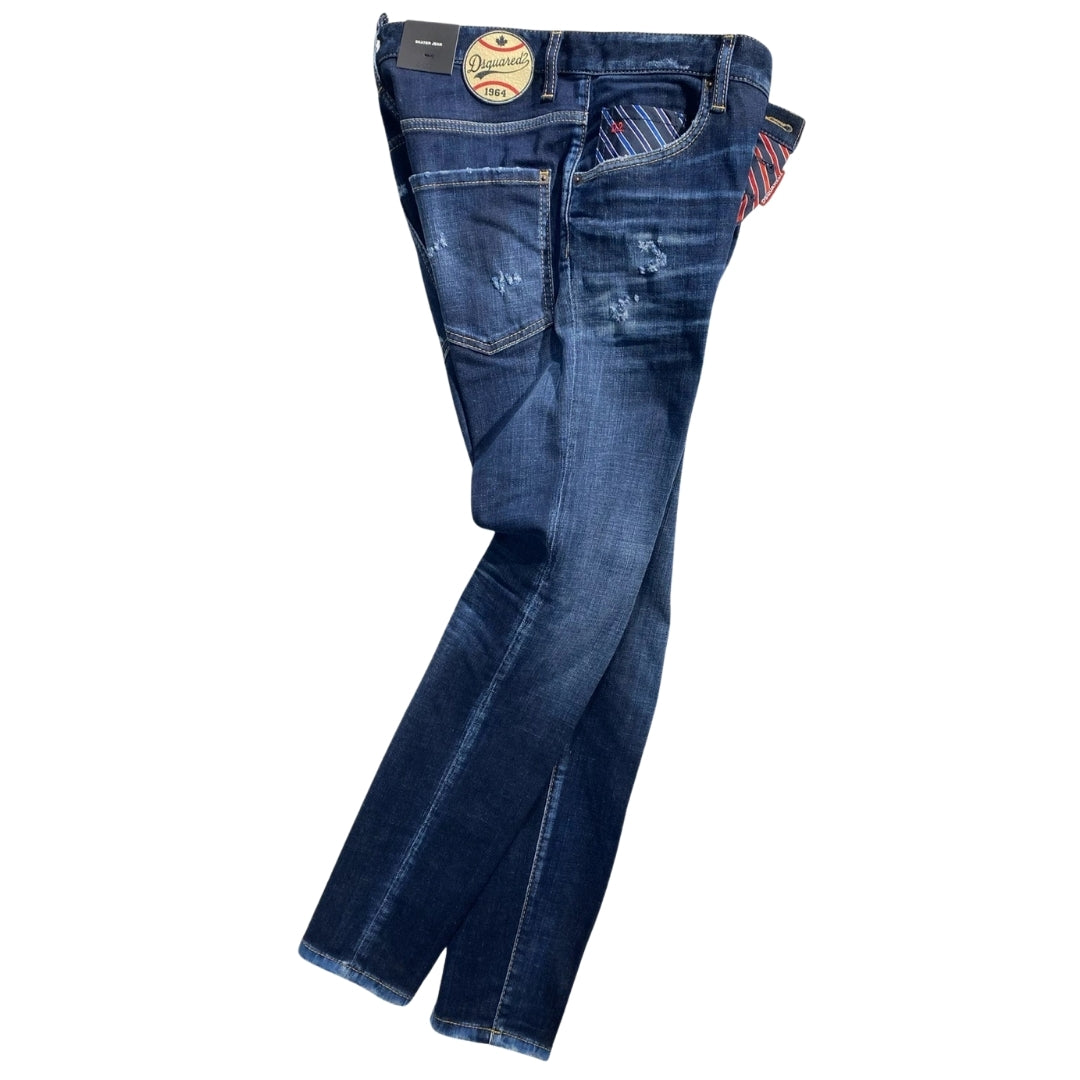 Dsquared2 Dark Blue Denim Pants S