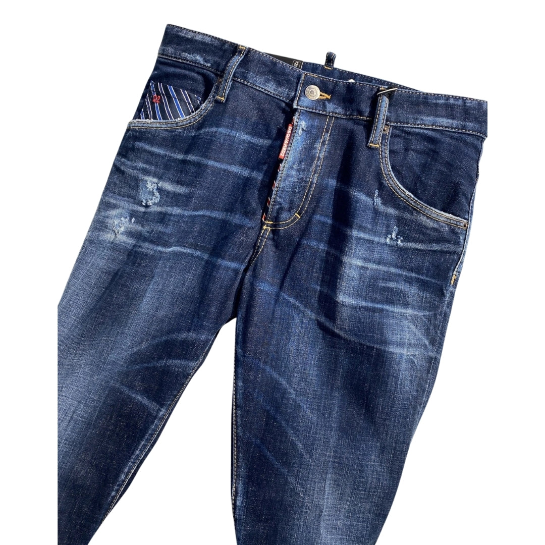Dsquared2 Dark Blue Denim Pants S