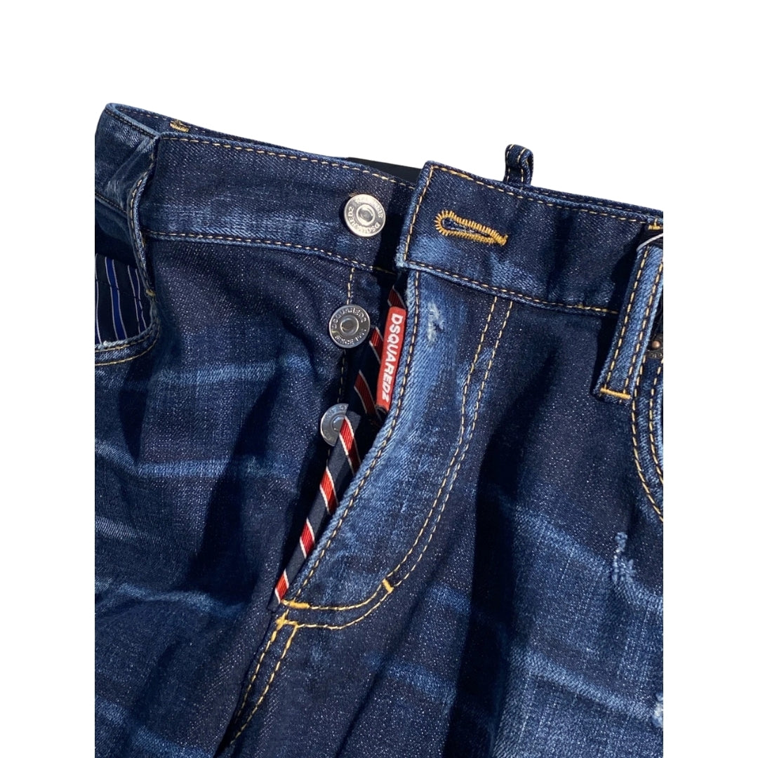 Dsquared2 Dark Blue Denim Pants S