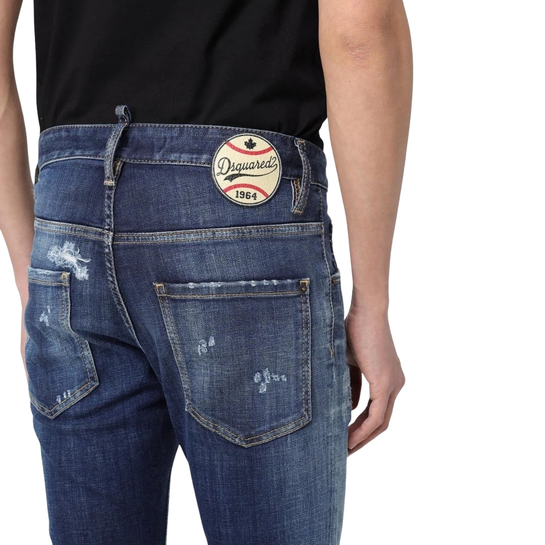 Dsquared2 Dark Blue Denim Pants S