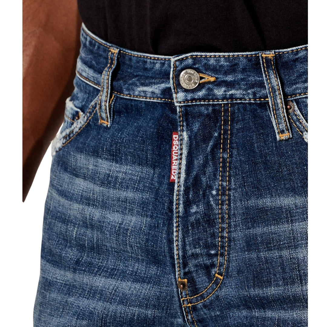 Dsquared2 Medium Reflective Lake Wash Cool Guy Jeans Navy Blue W32