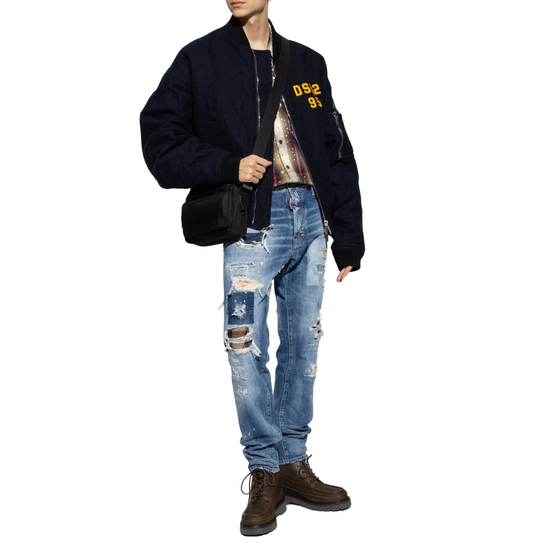 Dsquared2 Denim Cool Guy Patch Jeans Navy Blue W32
