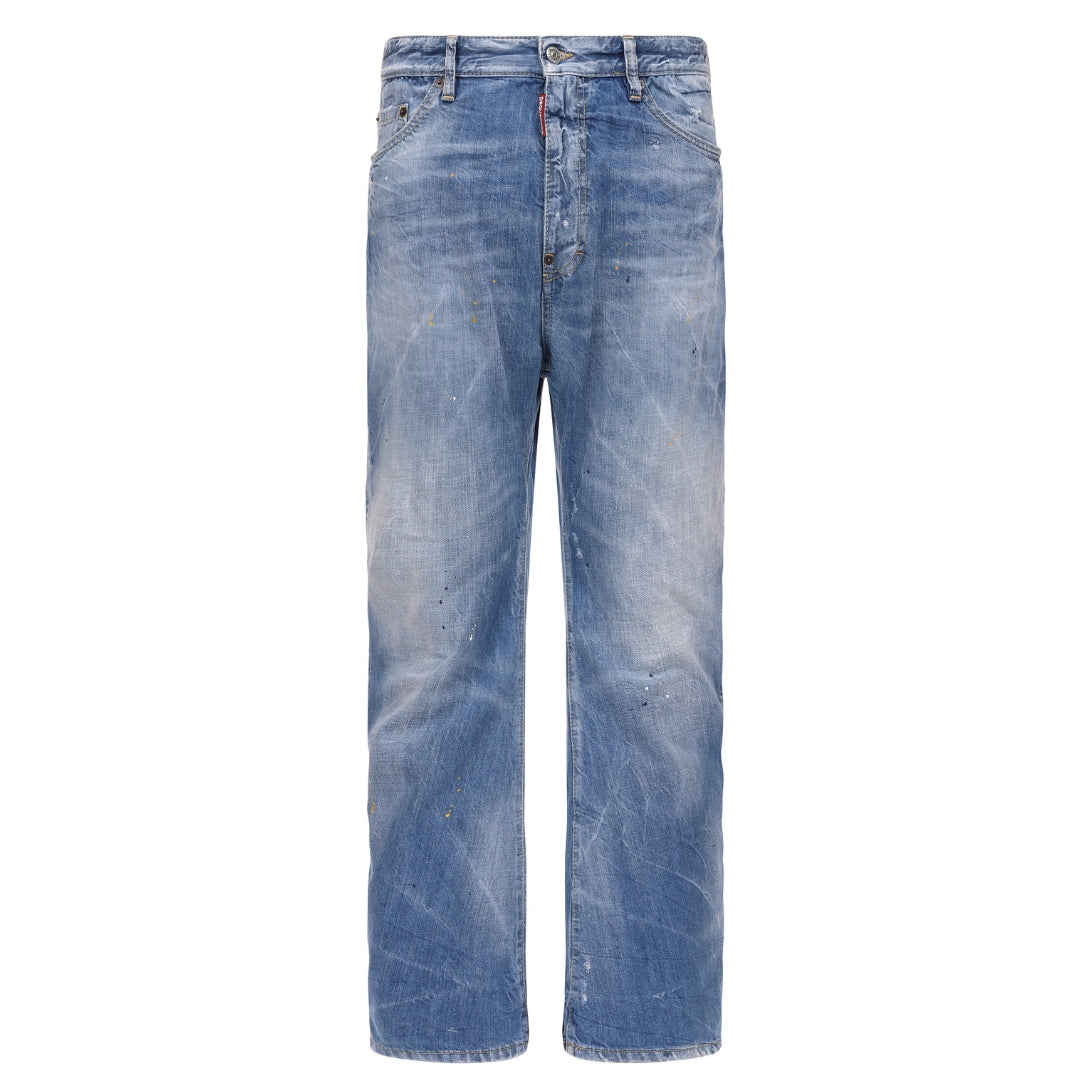 Dsquared2 Clean Baby Blue Wash London Bro Jeans W30